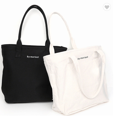 ভালো দাম পুনর্ব্যবহৃত 10oz 12oz সাদা কালো ক্যানভাস Tote ব্যাগ জৈবিক মহিলাদের জন্য কাঠের অনলাইন